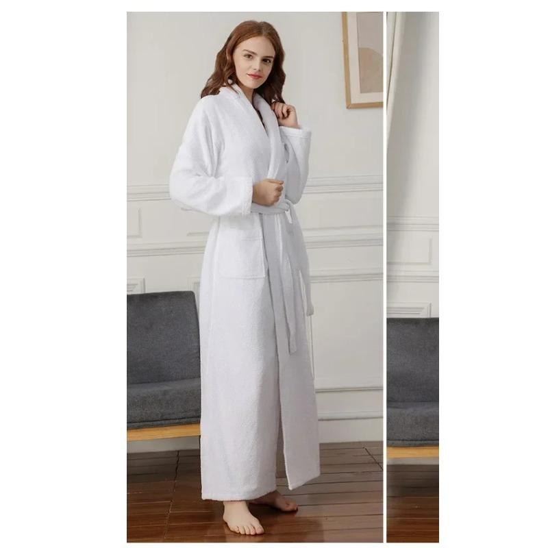 Dámský froté župan Kimono Dlouhý bavlněný župan Unisex froté župan Froté župan po celé délce