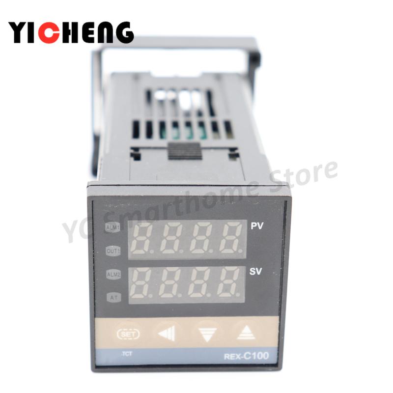 1pcs PID Digital Temperature Controller REX-C100  0 To 400C K Type Input SSR Output    0 To 400C  K type input relay output