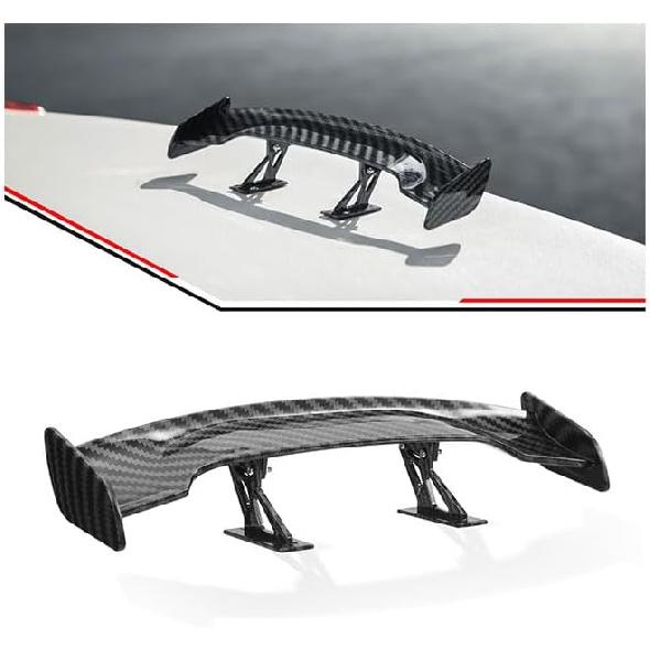 

Car Mini Spoiler Wing, 9.8 Inch Mini Spoiler for Car Funny,Carbon Fiber A A
