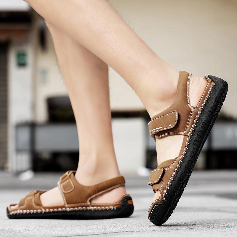 Summer Shoes Men Classic Sandals Casual Shoes Rome High Quality Comfort Slipper Plus Size Beach Sandals Walking Outdoor Sneakers