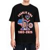 Rest In Peace Charlie Kirk Tshirt Men Cotton Tops Print Legends Never Die O-neck Short Sleeve
