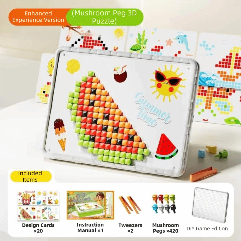 Konzentrationstraining Steckenpuzzle Brettspiel Pilznagel Puzzle Brettspiel Geburtstagsgeschenke