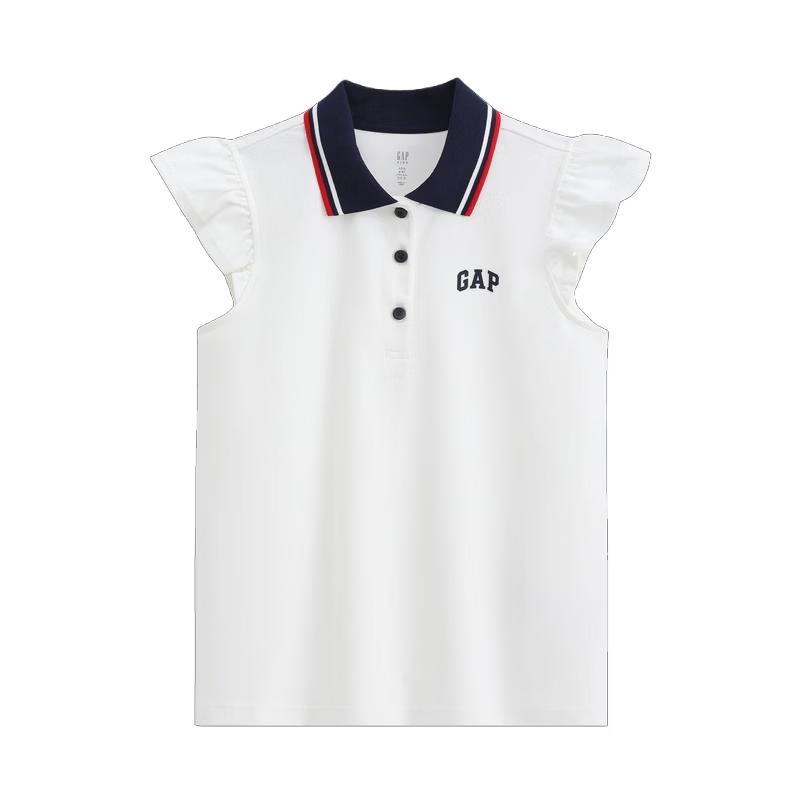 Gap Girls' Big Kids' Moisture-Wicking Flutter Sleeve Polo Shirt