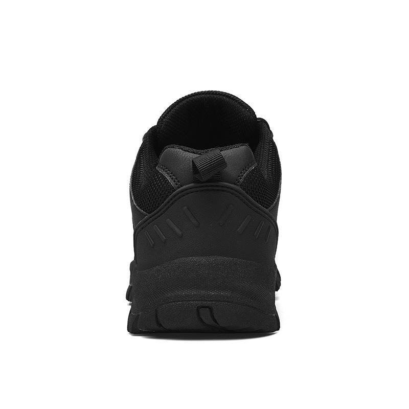 2025 Herren Übergröße Verschleißfeste Schwarze Wanderschuhe - Outdoor Dicke Sohle Reiseschuhe