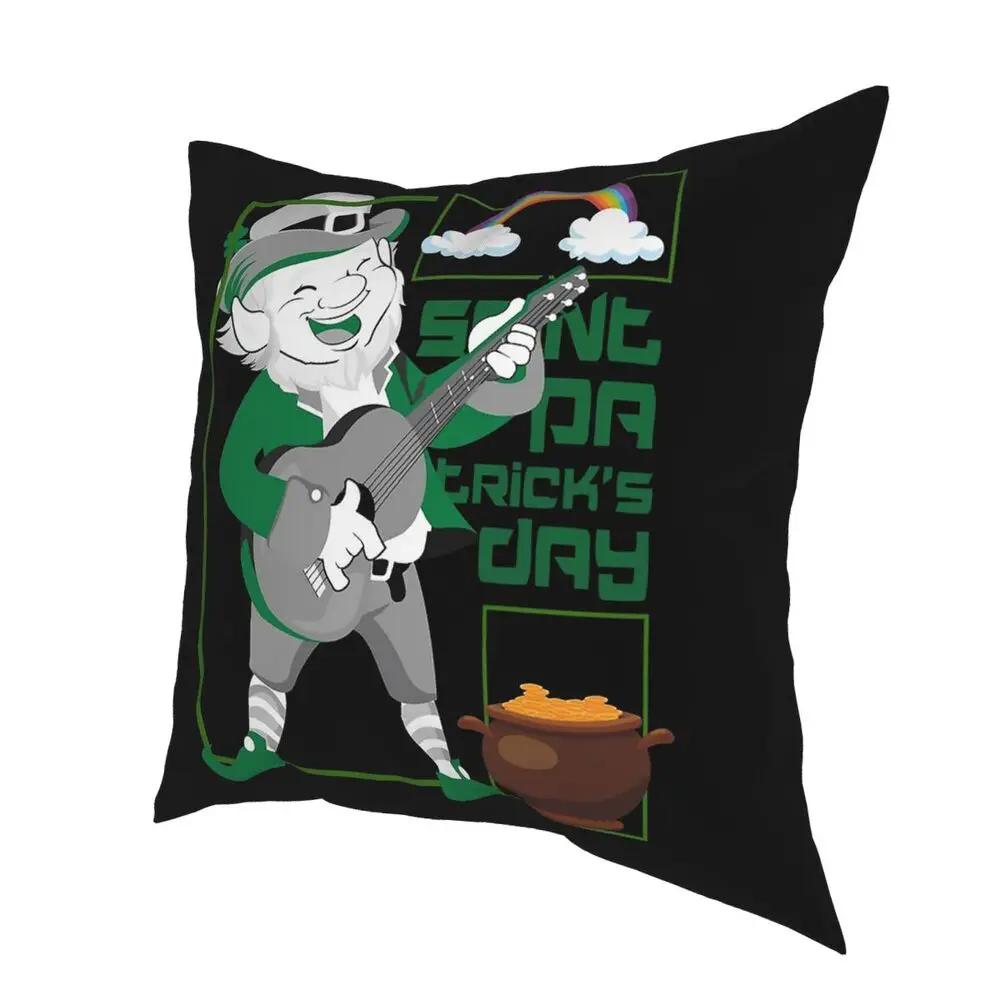 Celebration Throw Pillow Cover Decorative Pillow Irish Paddys Shamrock Leprechaun Creative Cushion Covers