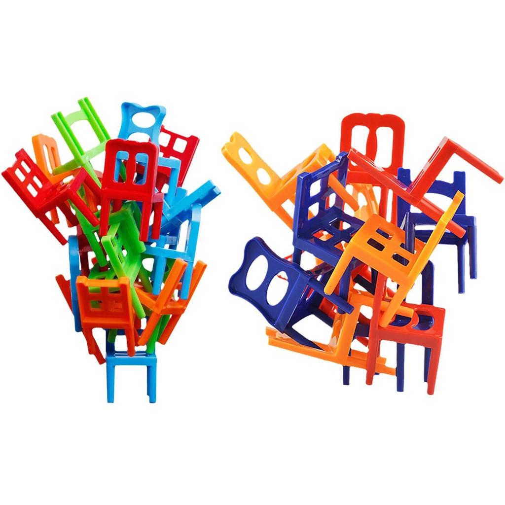 Chair Stacking Game Diy Children's Educational Toy For Balance And Coordination Development