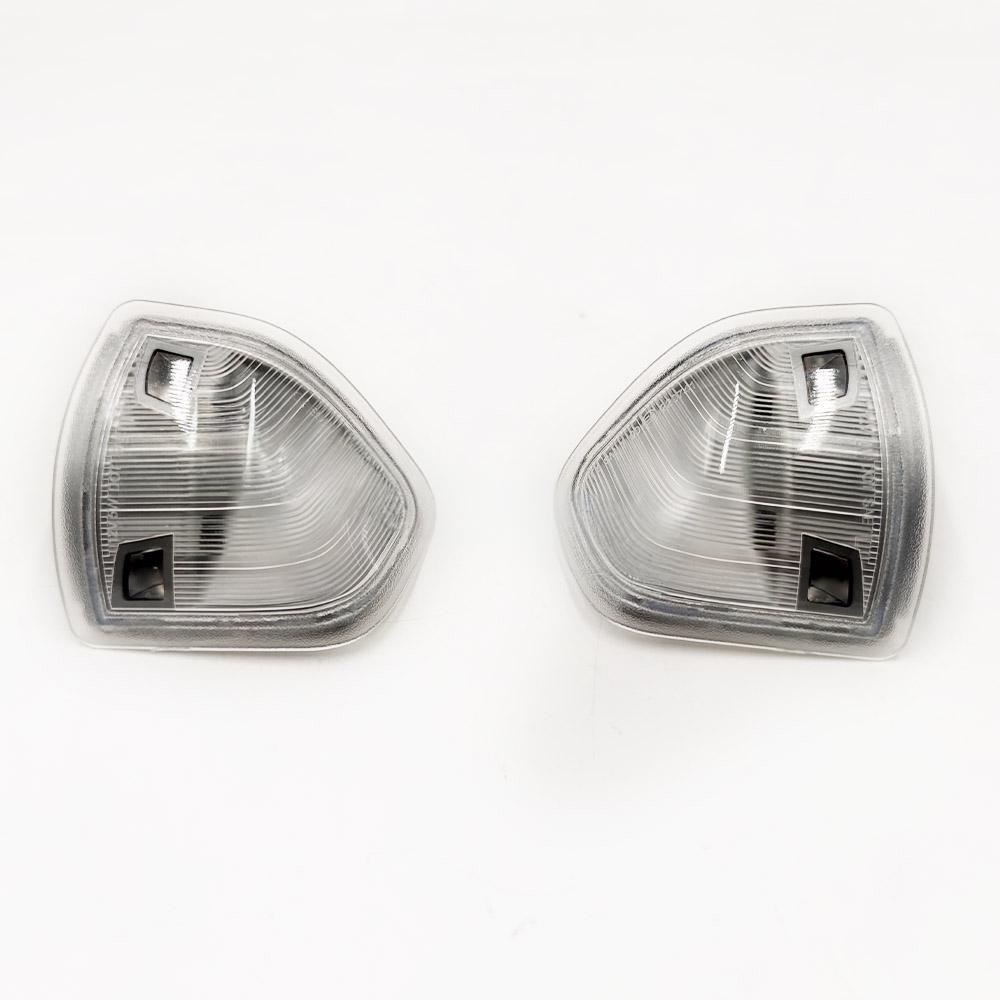 Front Mirror Turn Signal Light Clear Smoke Lens Amber LED Side Mirror Turn Signal Lights for Dodge Ram 1500 2500 3500 LED