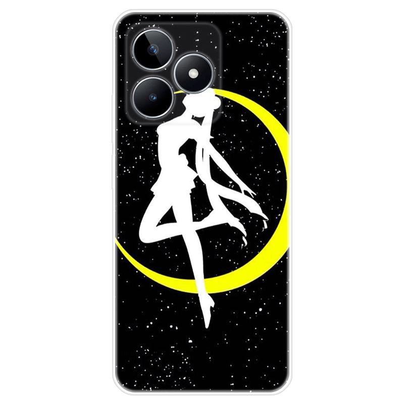 Für Realme C51 Gehäuse TPU Lackierte Rückseite Realme C51 Weiche Silikonhülle