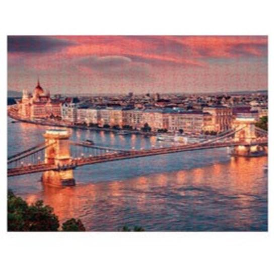 Rompecabezas Asmodi Landmark Budapest, juego de mesa de 500 piezas, popular juego coreano