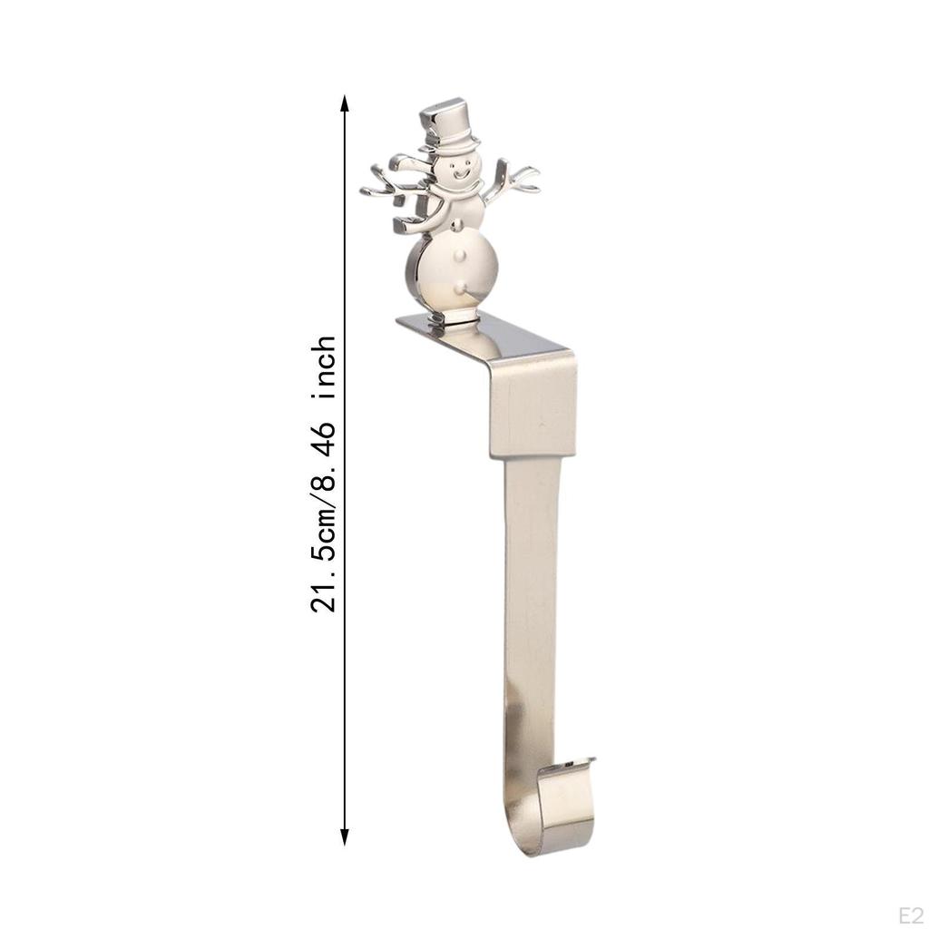 Christmas Stocking Hook Metal Hanging Mantle Stand Xmas Hanger Hangers for Office