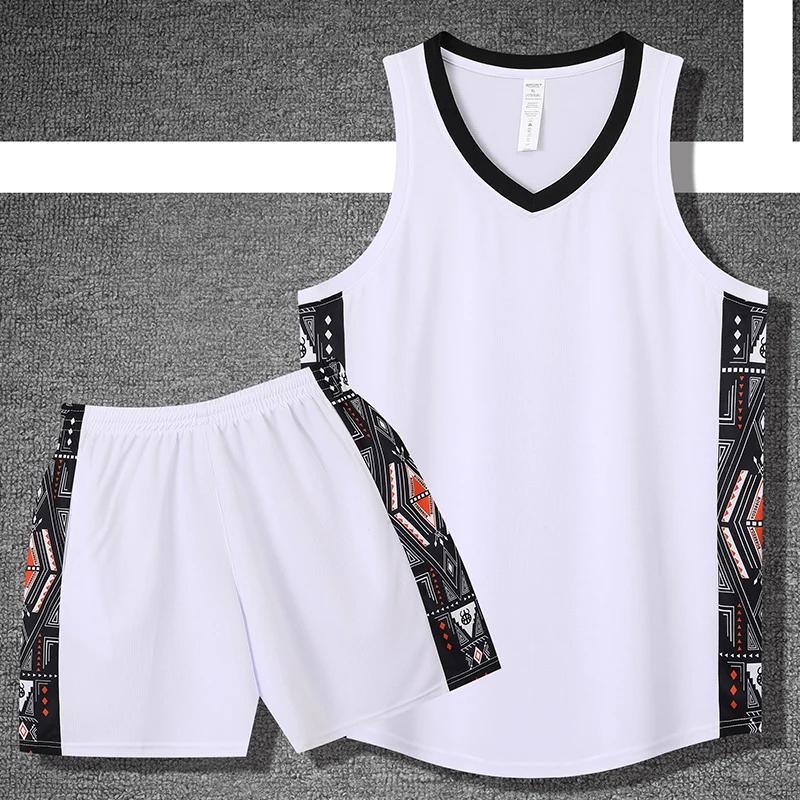 Men Football Basketball Jerseys Fitness Sport Tracksuit Marathon Athletic Jogging Training Sportswear Suit