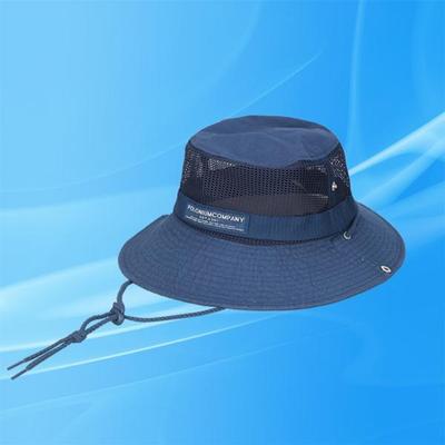 BELIVUS Pánský safari klobouk BPH015 Síťovaný kbelíkový klobouk