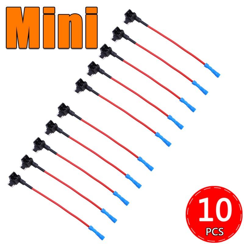 Car Fuse Holder Add-a-circuit MINI SMALL MEDIUM TAP Adapter Micro Mini Standard Blade Car Fuse with Holder