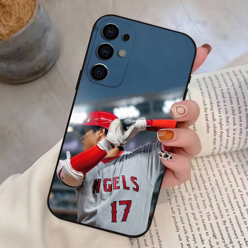 

Baseball player S-Shohei Ohtani Phone Case For Samsung S25,S24,S21,S22,S23,S30,Ultra,S20,Plus,Fe,Lite,Soft Black Cover Samsung S21lite