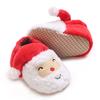 Cute Newborn Boots Santa Claus Foot Socks Baby Christmas Boots Santa Claus Design Winter Warm Slippers Non Slip Shoes 0-18M