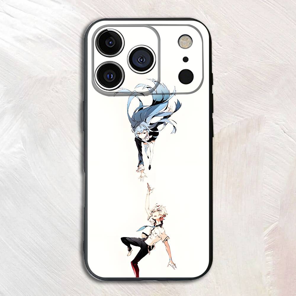 Anime K-Kattie N-Noriko Black Phone Case For IPhone 17 16 15 14 13 12 13 12 11 Pro Max Plus XS XR Silicone Soft Back Cover