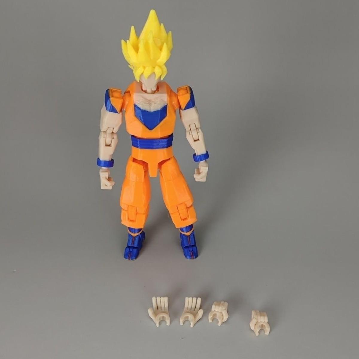 

3D Printed Dragon Ball Goku Saiyan Anime Multi-Jointed Shapeshift Toys Action Figures Mannequin Model Superheros Ornaments