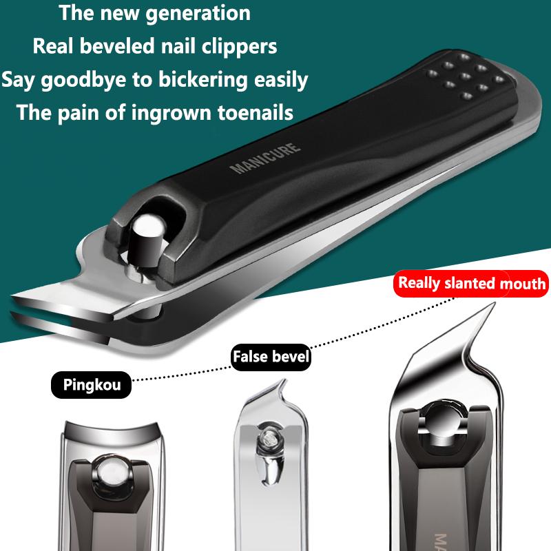 High-hardness nail clippers pointed-nose eagle-nose pliers, special nail clippers for nail grooves, slanted single nail clippers
