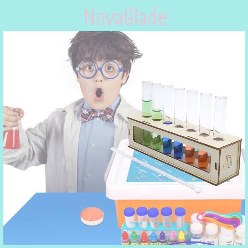 Colorful Music Bottle Wooden Diy Science Experiment Kit For Kids Elementary School Students