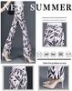Cuihua Women's Summer Micro-Flare Body-Shaping Pants, 2025 Fashion Trends, Elastic Waist, Slimming and Versatile Design