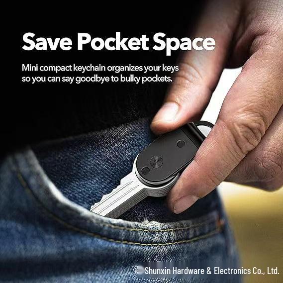International Mini Portable Multifunctional Key Holder – Creative Design, Fits Any Key Length