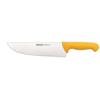 Arcos Colour Butcher Knife - Prof 296000 Made of Nitrum Stainless Steel and Ergonomic Yellow Polypropylene Handle with Blade of