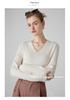 2023 Autumn/Winter Women's Cashmere V-Neck Loose Knit Sweater