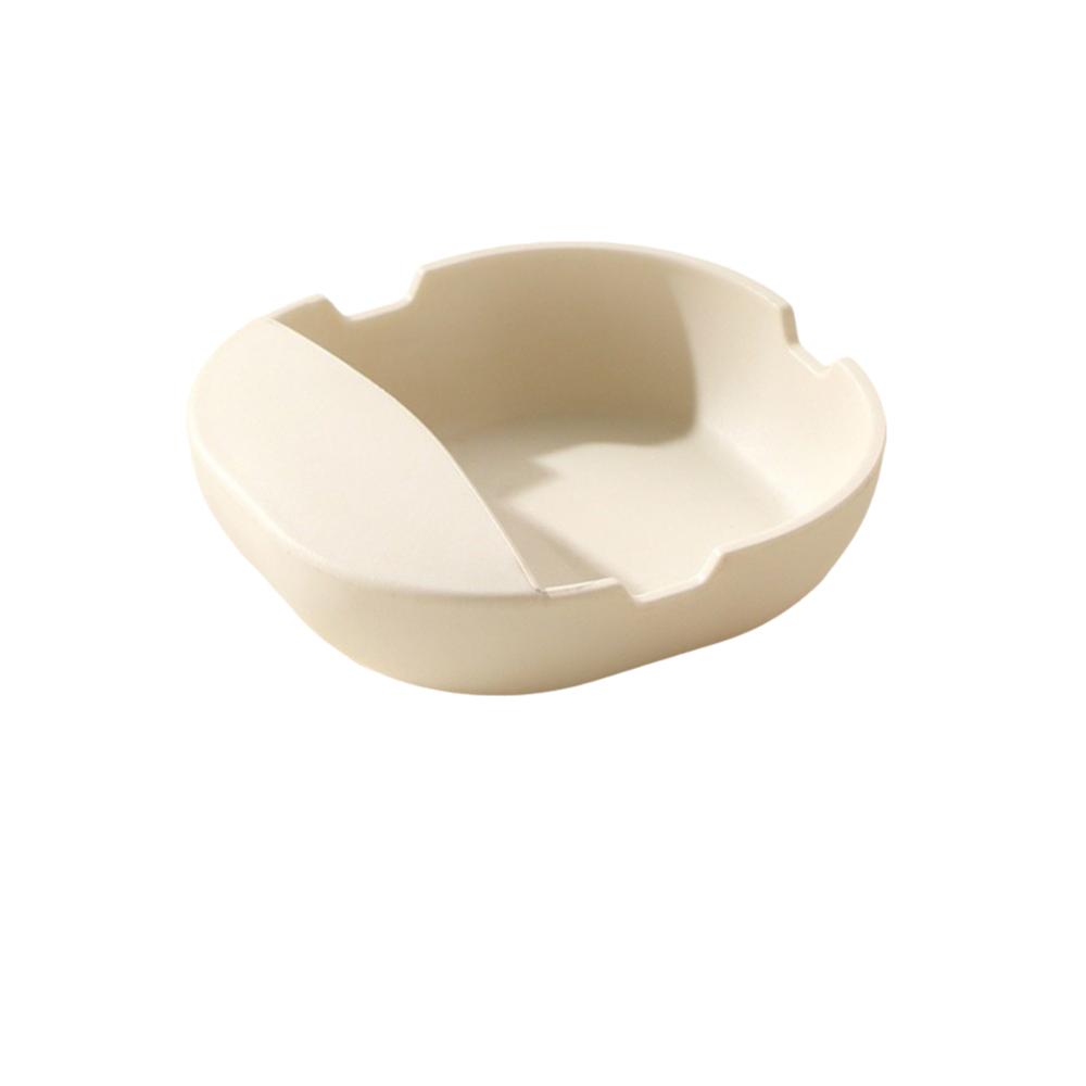 

Stable Chopstick Rest Heat-Resistant Snack Plate Fruits Bowl Spatula Holder Countertop білий