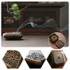 Alloy Retro Incense Box Coil Incense Burner Plum Blossom Bamboo Tea Ceremony Sandalwood Mini Burner Aromatherapy Home Decor