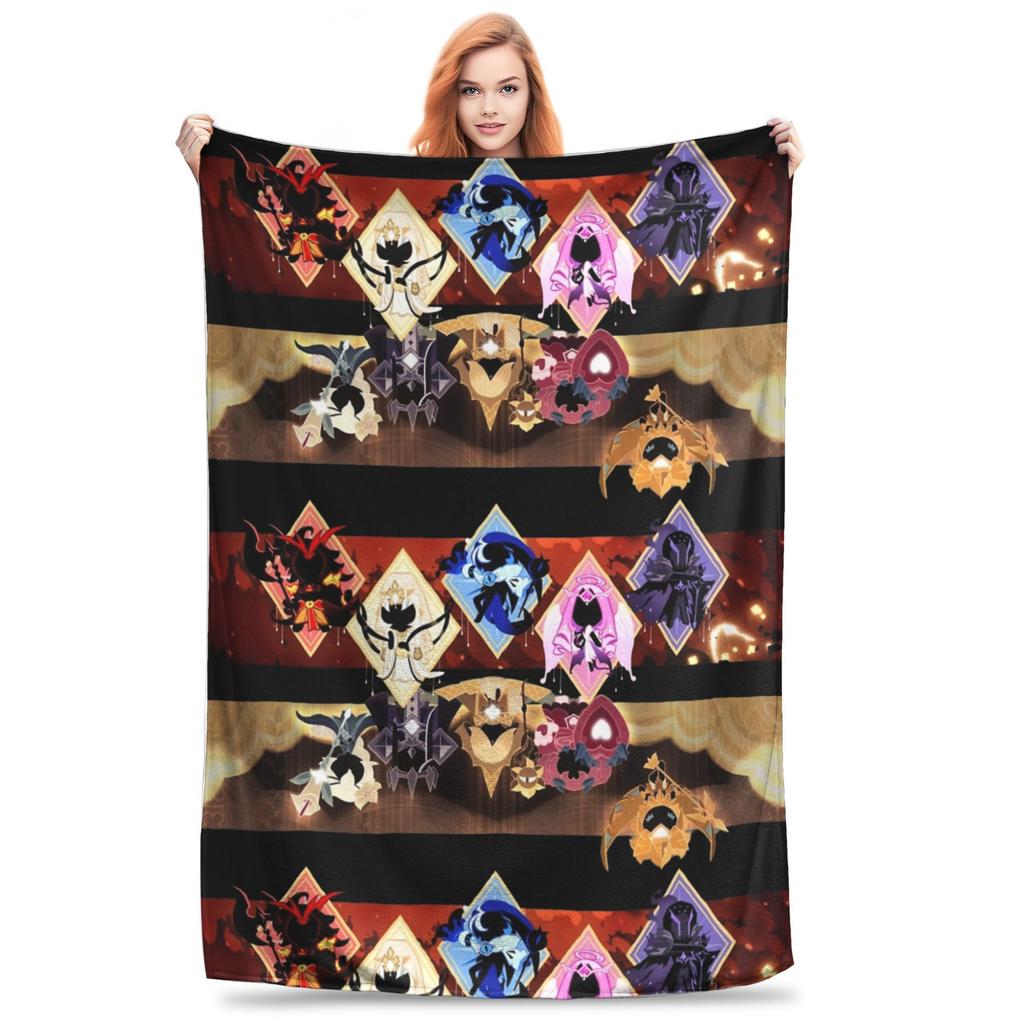 Milky Way Cookie Fleece Blanket Cookie Run Kingdom Creative Throw Blankets for Home Hotel Sofa 150*125cm Quilt