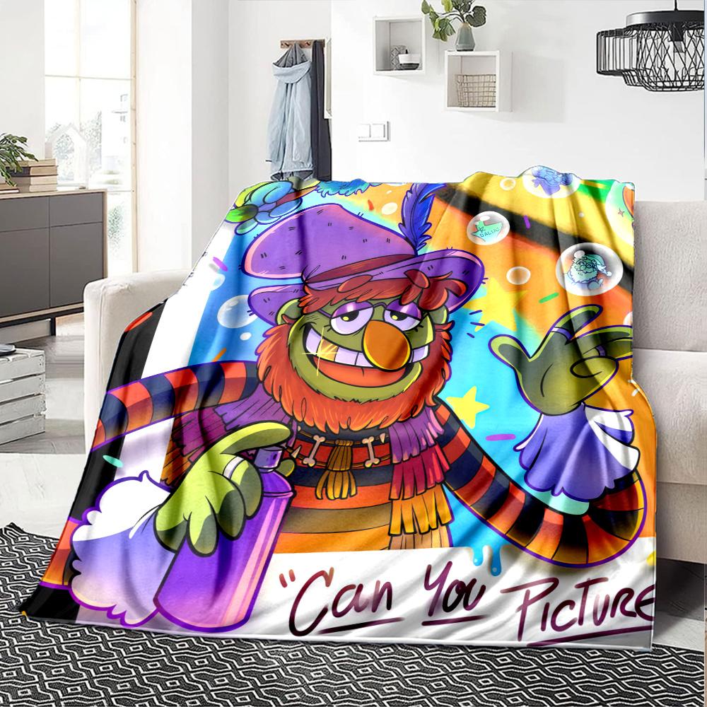Muppets Blanket, High quality Comfortable for All Seasons, Home Decor, Warmth and Comfort