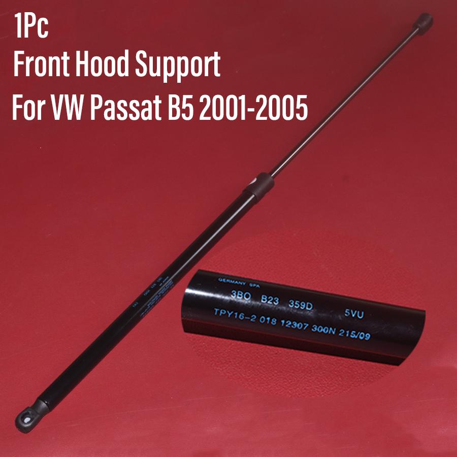 1Pc Car Front Hood Engine Bar Rear Tailgate Boot Gas Struts Spring Support Shock Holder Lift Props For VW Passat B5 2001-2005 1Pc Front