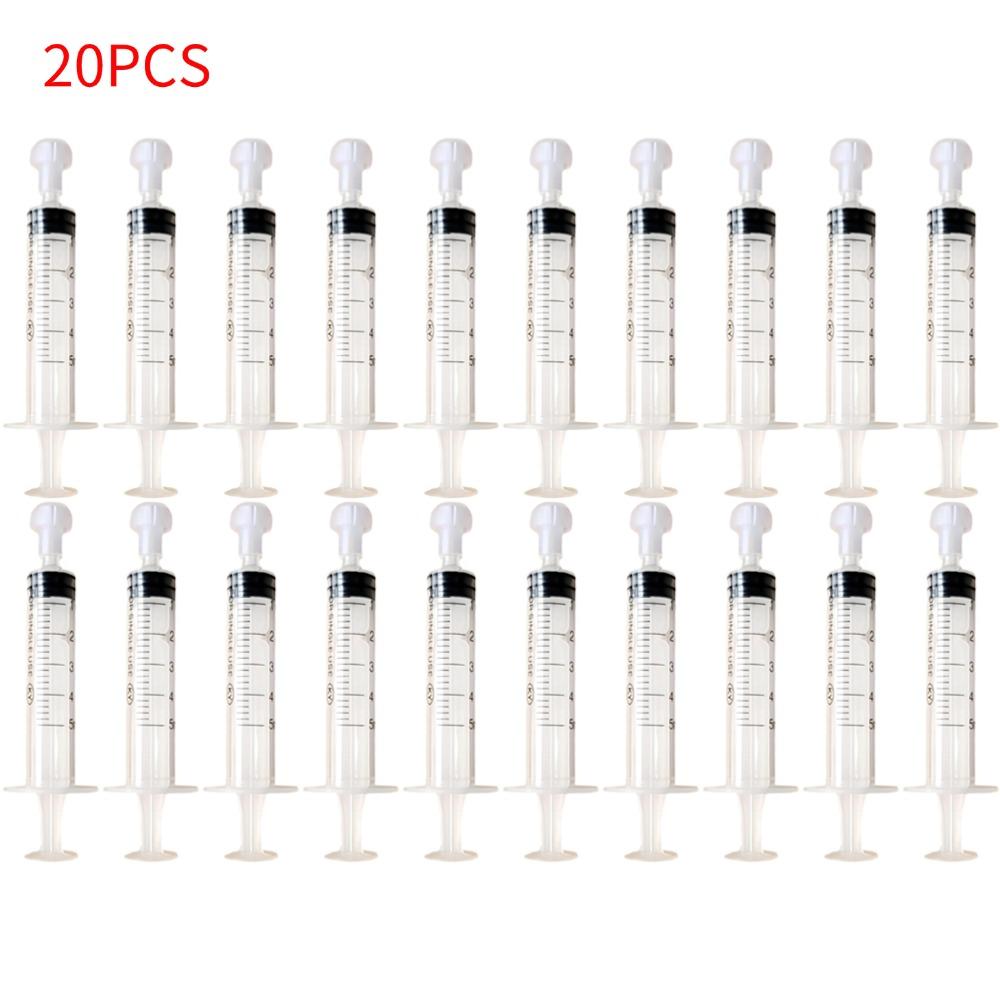 Disposable Pet Syringe Feeder Easy To Use Cat Water Feeder Cat Milk Feeding Syringe with Plastic Cap Plastic Diffuser Syringe