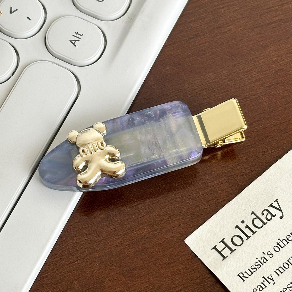 Design Highend Bear Hair Clips For Women In Vibrant Acetate Colors Perfect For Any Outfit