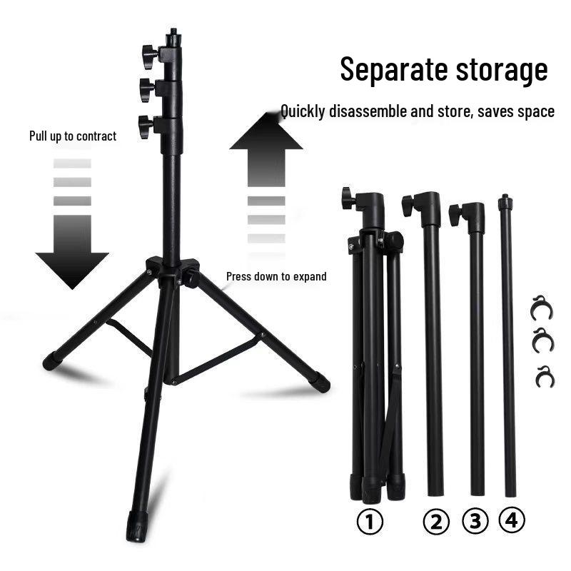 Adjustable Floor-Standing Tripod Microphone Stand for Outdoor and Indoor Use