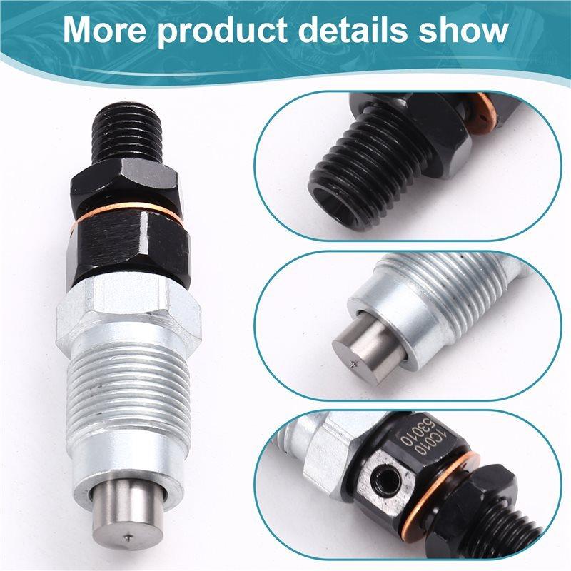 4Pcs Fuel Injector 1C010-53010 1C010-53900 For Kubota V3 V3300 V3600 T V3800 Automotive Parts