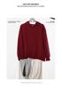 Trendy Unisex Heavyweight Retro Hoodie: Plain Color, Drawstring-Free, Loose Fit for Autumn/Winter