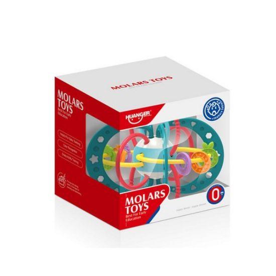 Correntes de Brinquedo Sensorial para Bebê Malang - Conjunto de Mordedores Macios