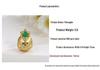 Sterling Silver 999 Pineapple Painted DIY Beads for Handmade Braided Ornaments