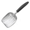 Aluminum Alloy Cat Litter Scoop Metal Poop Scooping Cat Scoop Long Handle Cat Litter Scoop Large