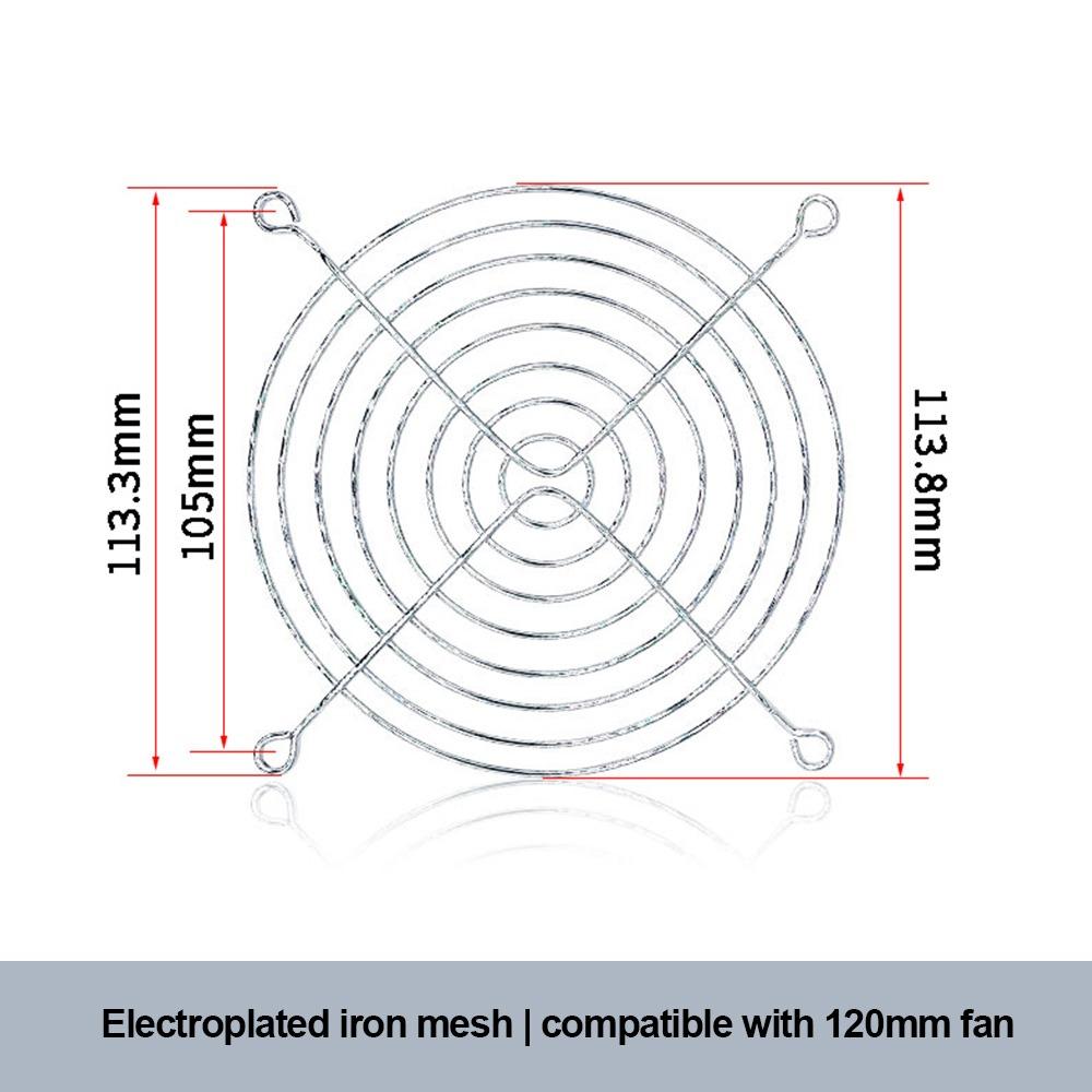 1Pcs Durable Metal Cooling Fan Grill Protective 40-220mm Fans Grid Mesh Cover for Computer Fan