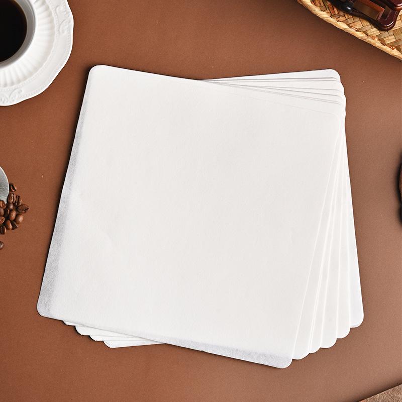 Square Drip Coffee Filter Paper, Ear-Hanging, Semi-Circular, Disposable Pour-Over Filter