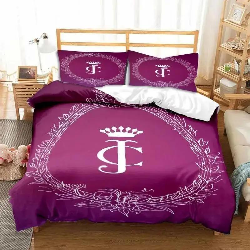 3D J-juicy C-outure All Season Tweepersoons Beddengoed Set 3 Delige Dekbedset Bed Dekbedovertrek Dubbel King Dekbedovertrek Huis Textiel EU Twin(135x200cm)