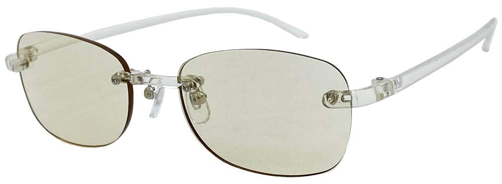 

Trick Stylish and lightweight reading glasses infrared light cut Sabae manufacturer high performance lens reading glasses Clear brown lenses [Face