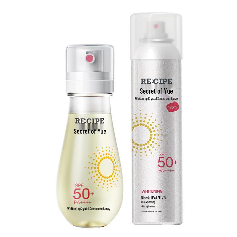 RE:CIPE Crystal Whitening SPF50+ PA++++ Sunscreen Spray