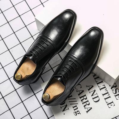 Mode 2024 Neue Herren Klassische Spitzschuhe aus Leder Schwarzes Leder Formelle Schuhe für Herren Oxfords Herren Hochzeitsfeier Büro Business Schuhe