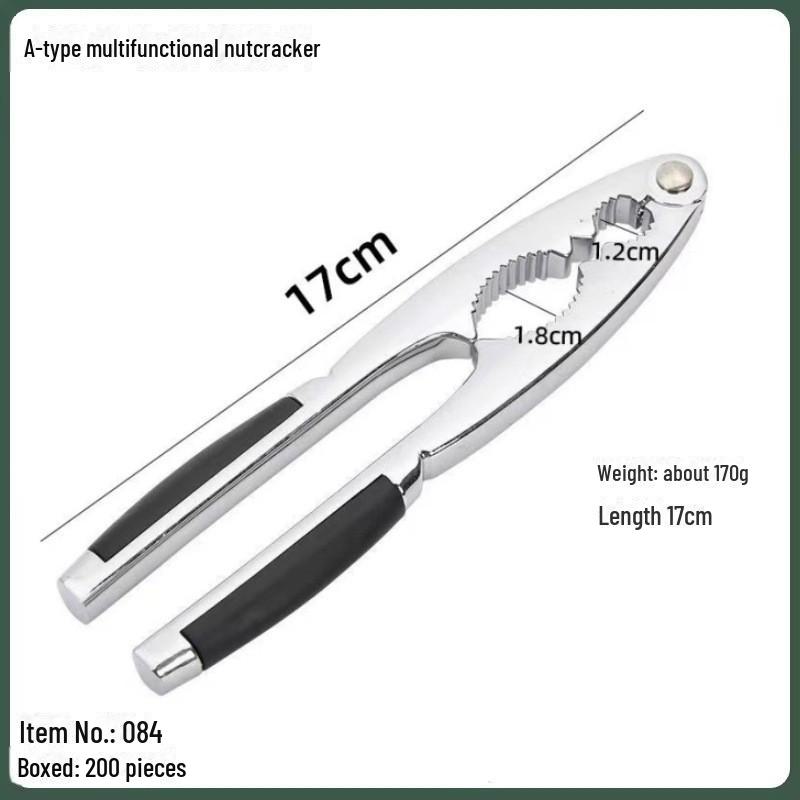 Zinc Alloy Vertical Nutcracker: Pine Nut and Hazelnut Shelling Tool