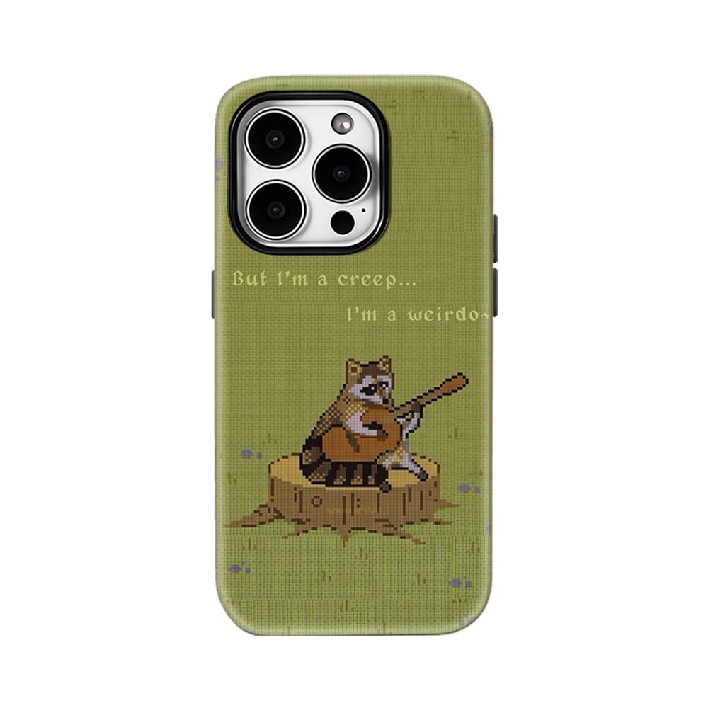 

Crochet Raccoon Indie Vibes Phone Case for IPhone 17AIR 16E 16 15 14 13 12 11 17 Pro Max Plus Double-layer Back Cover IPHONE17PRO