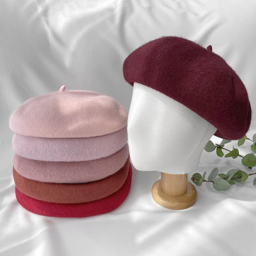 Women's Men's Couple Daily New Wool Beret Hat