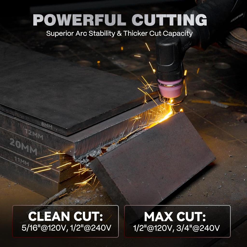 ARCCAPTAIN IControl CUT55 Pro Plasma Cutter 55A 230V EU Plug Non Touch Pilot Arc APP Control Plasma Cutter